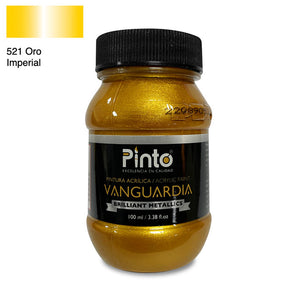 ACRÍLICA PINTO VANGUARDIA 521 - Oro Imperial (Metálica) 100ML