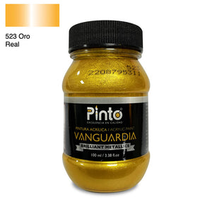 ACRÍLICA PINTO VANGUARDIA 523 - Oro Real (Metálica) 100ML