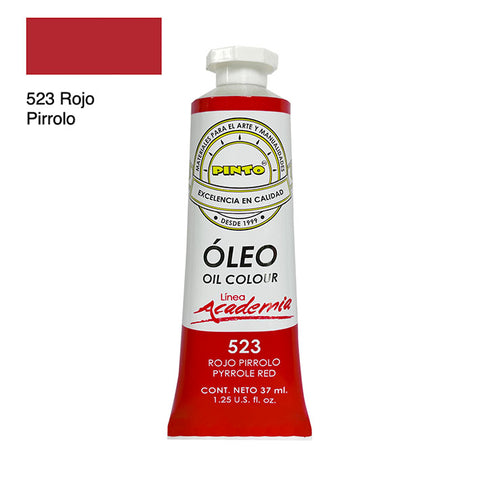 ÓLEO PINTO ACADEMIA 523 - Rojo Pirrolo 37ML