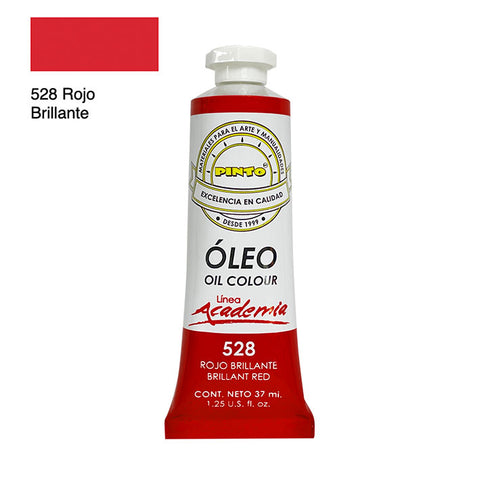 ÓLEO PINTO ACADEMIA 528 - Rojo Brillante 37ML