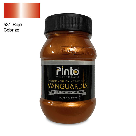 ACRÍLICA PINTO VANGUARDIA 531 - Rojo Cobrizo (Metálica) 100ML