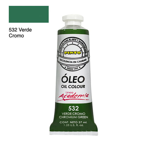 ÓLEO PINTO ACADEMIA 532 - Verde Cromo 37ML