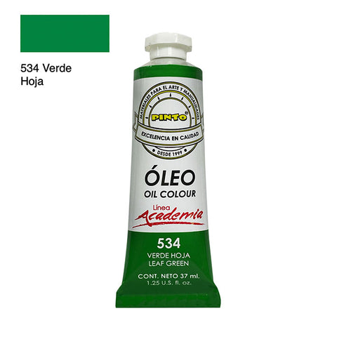 ÓLEO PINTO ACADEMIA 534 - Verde Hoja 37ML