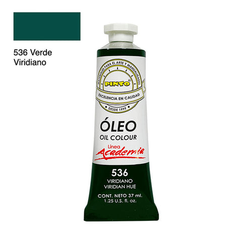 ÓLEO PINTO ACADEMIA 536 - Verde Viridiano 37ML