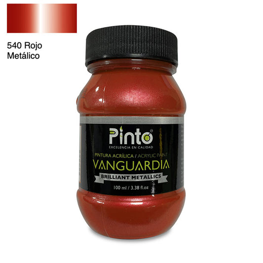 ACRÍLICA PINTO VANGUARDIA 540 - Rojo Metálico 100ML