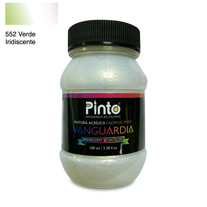 ACRÍLICA PINTO VANGUARDIA 552 - Verde Iridiscente 100ML