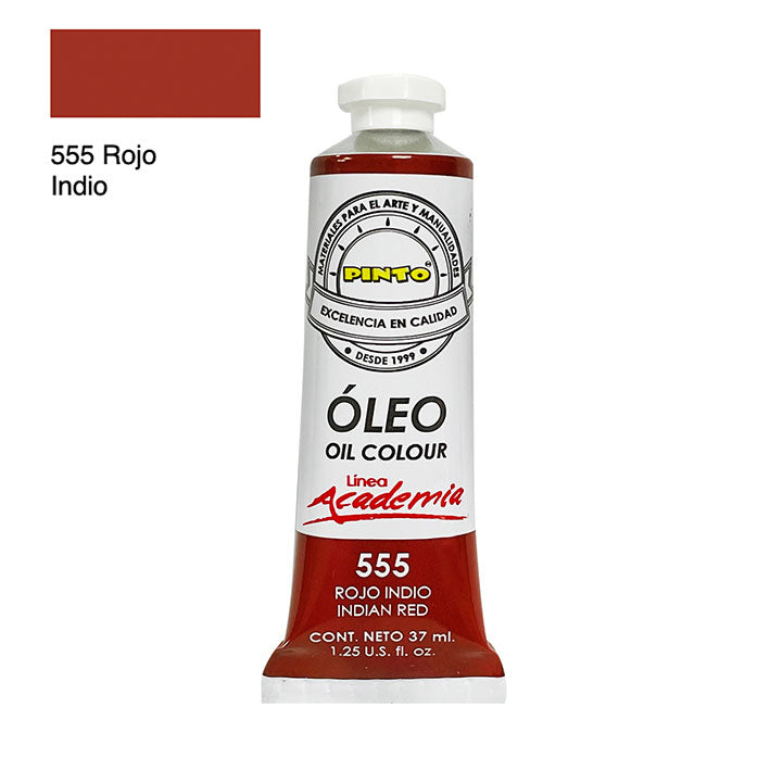 ÓLEO PINTO ACADEMIA 555 - Rojo Indio 37ML