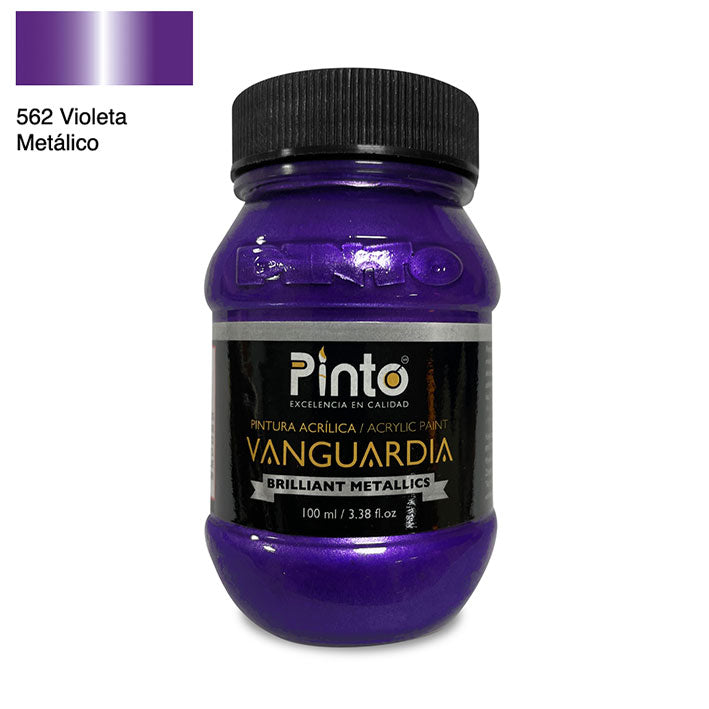 ACRÍLICA PINTO VANGUARDIA 562 - Violeta Metálico 100ML