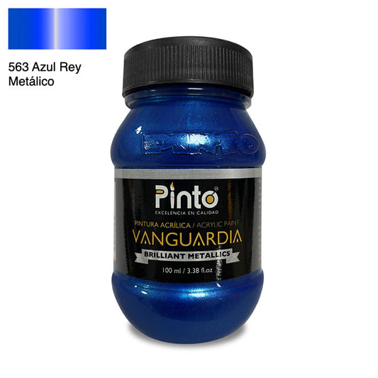 ACRÍLICA PINTO VANGUARDIA 563 - Azul Rey Metálico 100ML
