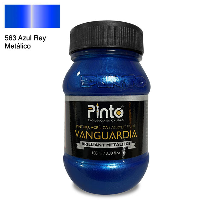 ACRÍLICA PINTO VANGUARDIA 563 - Azul Rey Metálico 100ML