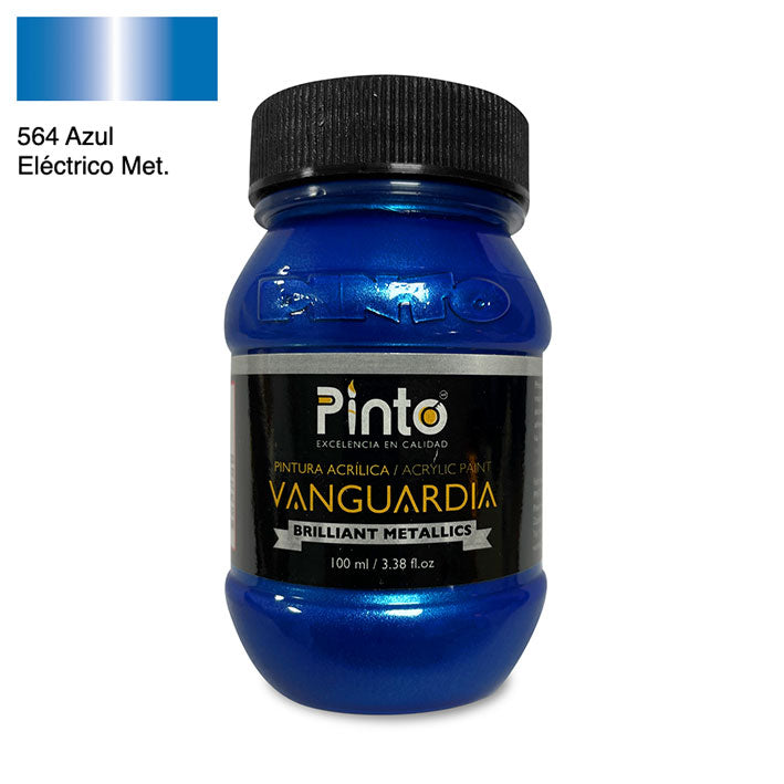 ACRÍLICA PINTO VANGUARDIA 564 - Azul Eléctrico Metálico 100ML