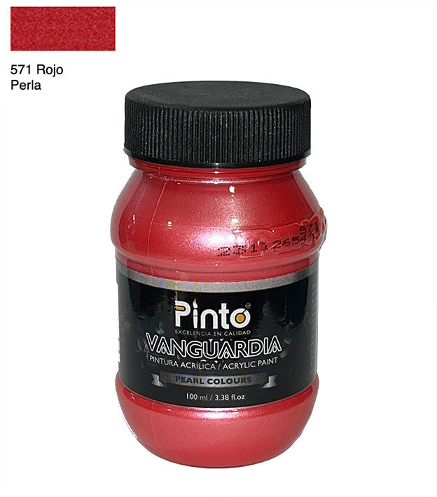 ACRÍLICA PINTO VANGUARDIA 571 - Rojo Perla 100ML