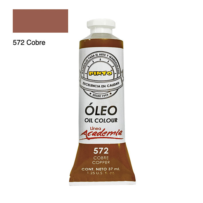 ÓLEO PINTO ACADEMIA 572 - Cobre 37ML