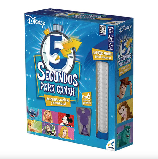 5 SEGUNDOS PARA GANAR DISNEY: Juego de Mesa