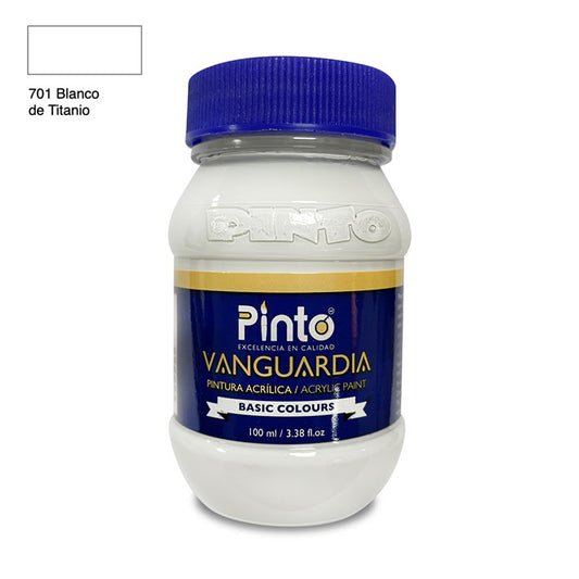 ACRÍLICA PINTO VANGUARDIA 701 - Blanco Titanio 100ML