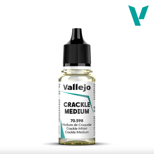 Vallejo - Medium de Craquelar Acrílico (Base Agua) - Crackle Medium - (Varios tamaños)