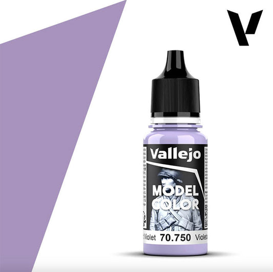 Pintura Acrílica - Vallejo Model Color 70.750 (Light Violet) - Violeta Claro 18ml