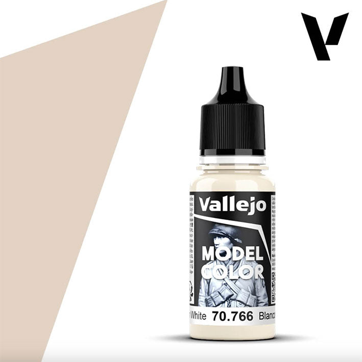 Pintura Acrílica - Vallejo Model Color 70.766 (Cream White) - Blanco Crema 18ml