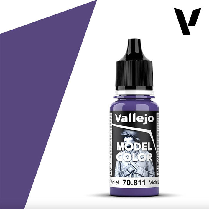Pintura Acrílica - Vallejo Model Color 70.811 (Blue Violet) - Violeta Azul 18ml