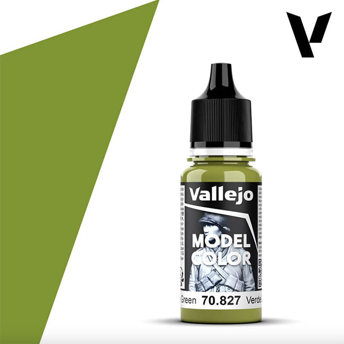 Pintura Acrílica - Vallejo Model Color 70.827 (Lime Green) - Verde Lima 18ml