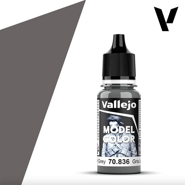 Pintura Acrílica - Vallejo Model Color 70.836 (London Gray) - Gris Londres 18ml