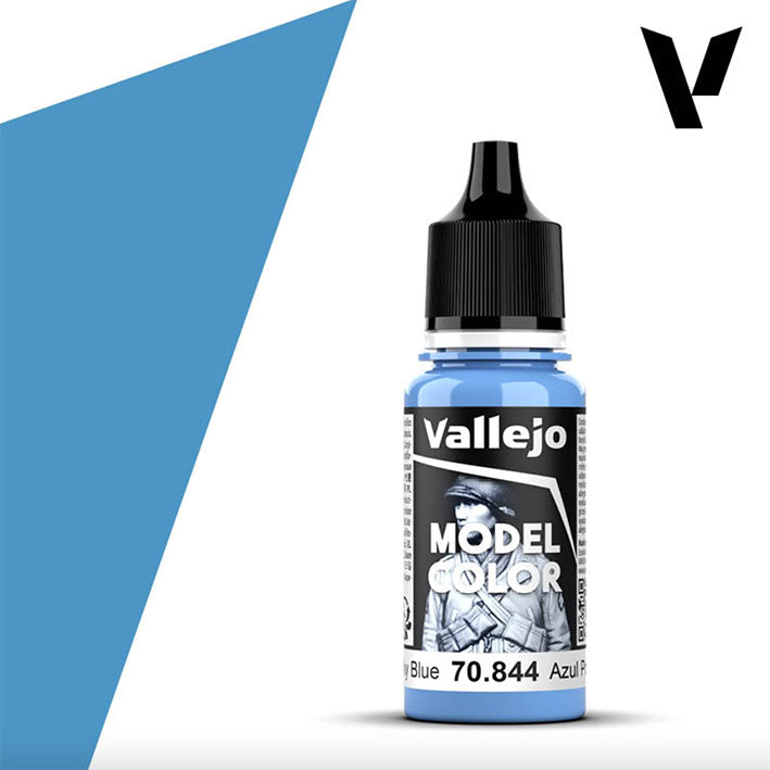 Pintura Acrílica - Vallejo Model Color 70.844 (Deep Blue) - Azul Profundo 18ml