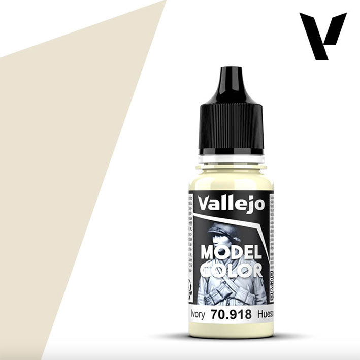 Pintura Acrílica - Vallejo Model Color 70.918 (Ivory) - Hueso 18ml