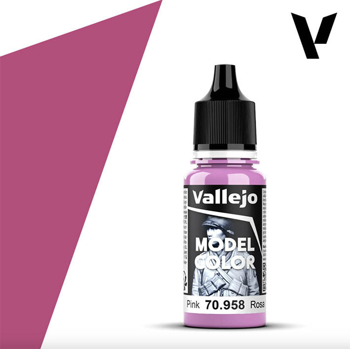Pintura Acrílica - Vallejo Model Color 70.958 (Pink) - Rosa 18ml