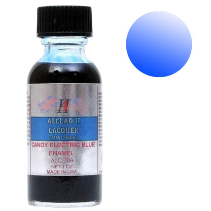 Pintura Esmalte para Aerógrafo - ALCLAD II 709 (Candy Electric Blue) - Azul eléctrico tipo «candy» 30ml