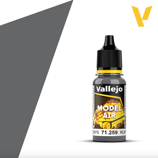 Pintura Acrílica - Vallejo Model Air 71.259 - RLM75 Grauviolett 18ml