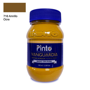 ACRÍLICA PINTO VANGUARDIA 716 - Amarillo Ocre 100ML