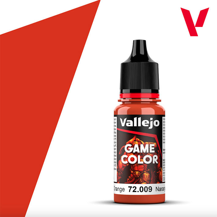 Pintura Acrílica - Vallejo Game Color 72.009 (Burnt Orange) - Naranja Tostado 18ml