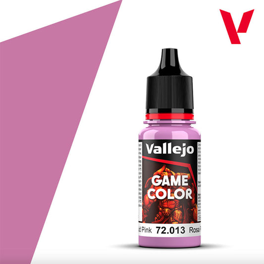 Pintura Acrílica - Vallejo Game Color 72.013 (Squid Pink) - Rosa Pulpo 18ml