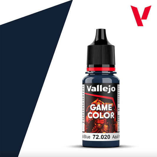 Pintura Acrílica - Vallejo Game Color 72.020 (Imperial Blue) - Azul Imperial 18ml