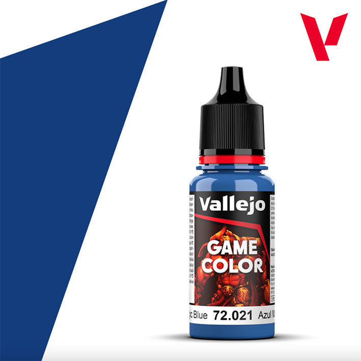 Pintura Acrílica - Vallejo Game Color 72.021 (Magic Blue) - Azul Mágico 18ml