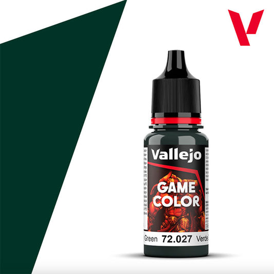 Pintura Acrílica - Vallejo Game Color 72.027 (Scurf Green) - Verde Casposo 18ml