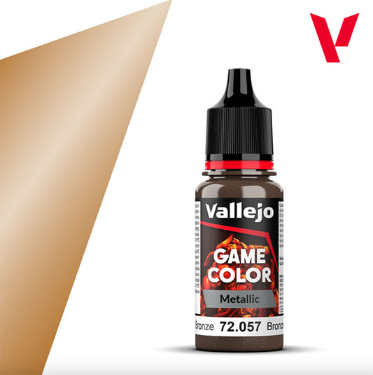 Pintura Acrílica - Vallejo Game Color 72.057 (Bronze) - Bronce 18ml