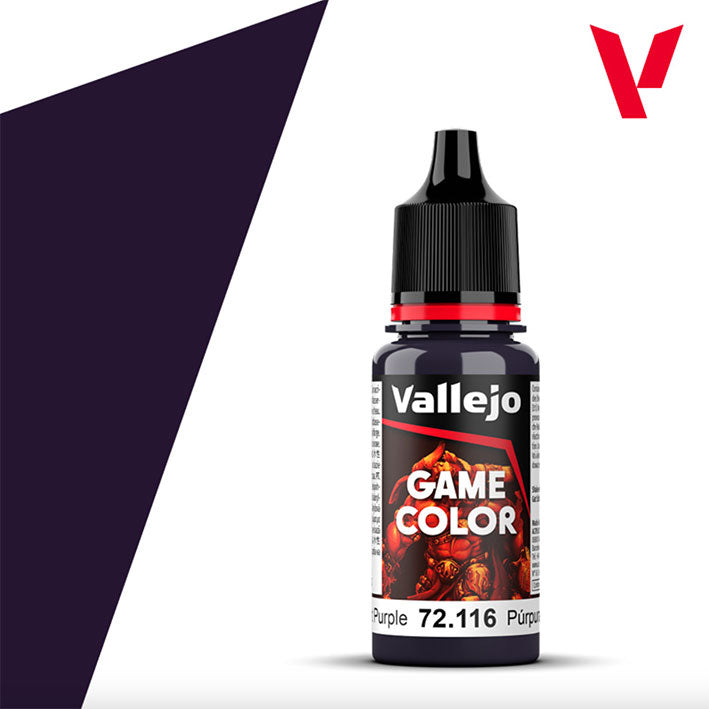 Pintura Acrílica - Vallejo Game Color 72.116 (Midnight Purple) - Púrpura Medianoche 18ml