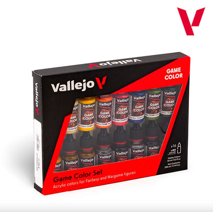Pintura Acrílica - Vallejo Game Color Set de Pinturas 72.299 - Set de Introducción (16 pz de 18ml)