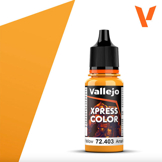 Pintura Acrílica - Vallejo Xpress Color 72.403 (Imperial Yellow) - Amarillo Imperial 18ml