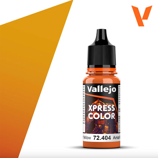 Pintura Acrílica - Vallejo Xpress Color 72.404 (Nuclear Yellow) - Amarillo Nuclear 18ml