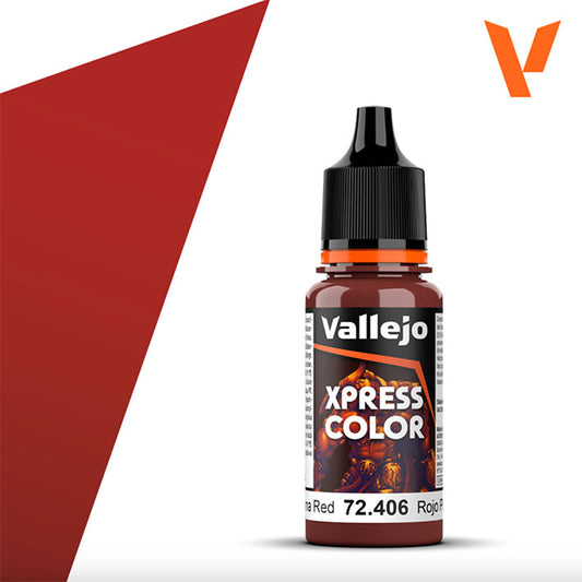 Pintura Acrílica - Vallejo Xpress Color 72.406 (Plasma Red) - Rojo Plasma 18ml