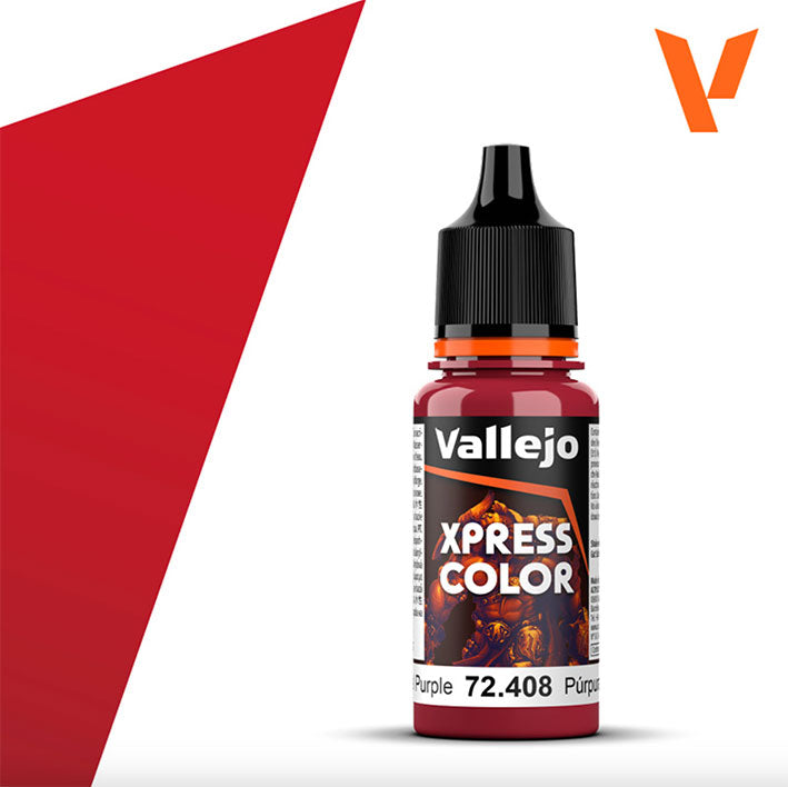 Pintura Acrílica - Vallejo Xpress Color 72.408 (Cardinal Purple) - Púrpura Cardenal 18ml