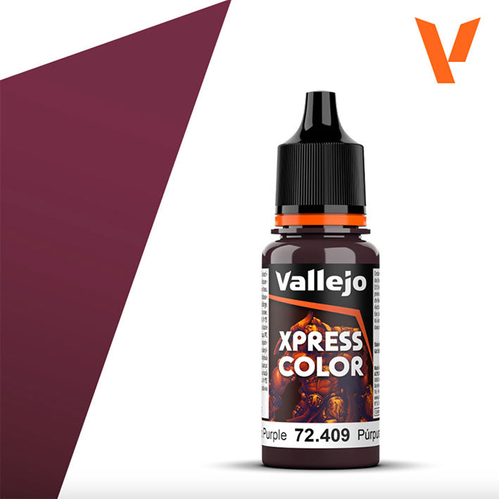 Pintura Acrílica - Vallejo Xpress Color 72.409 (Dark Purple) - Púrpura Oscuro 18ml