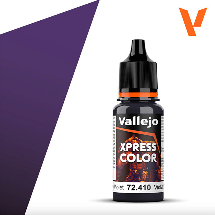 Pintura Acrílica - Vallejo Xpress Color 72.410 (Gloomy Violet) - Violeta Tenebroso 18ml