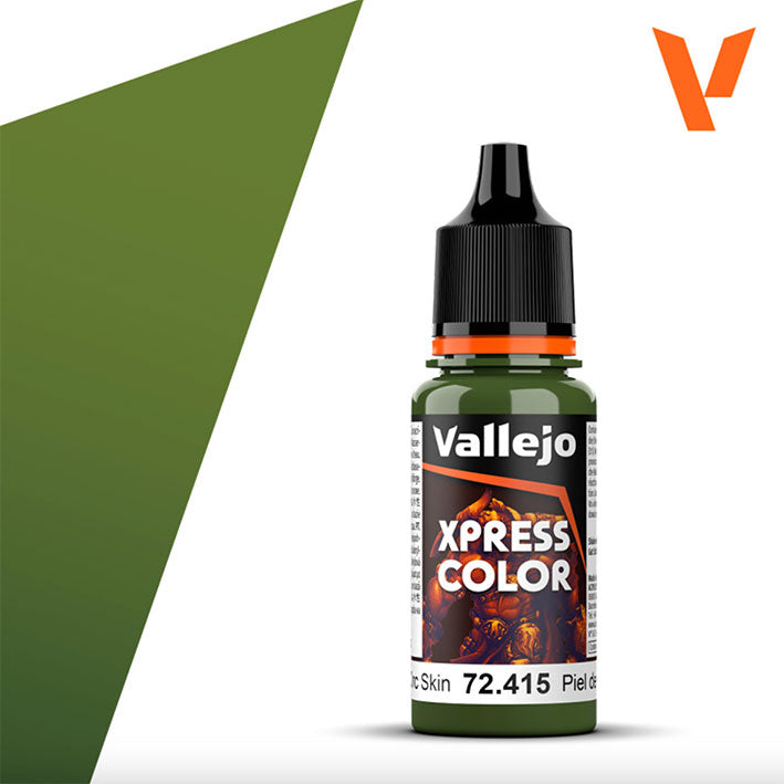 Pintura Acrílica - Vallejo Xpress Color 72.415 (Orc Skin) - Piel de Orco 18ml