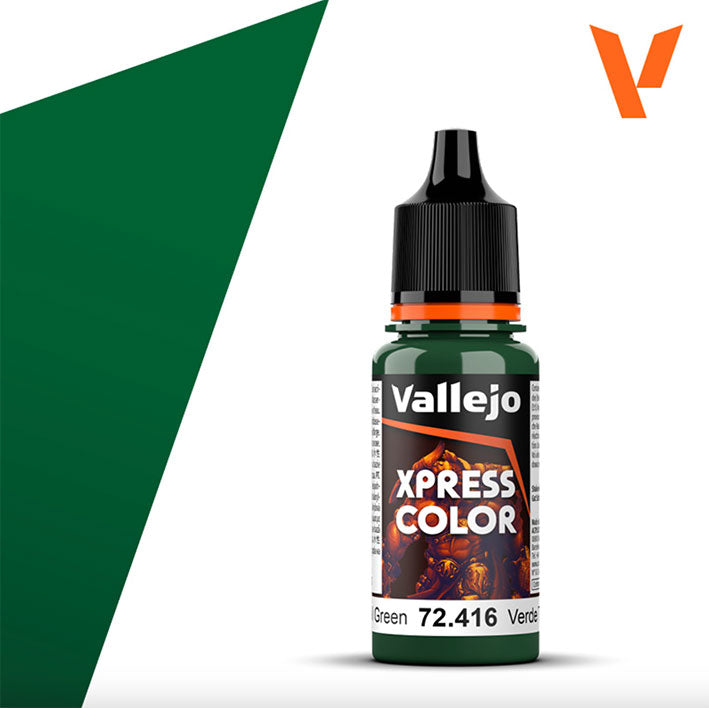 Pintura Acrílica - Vallejo Xpress Color 72.416 (Troll Green) - Verde Trol 18ml