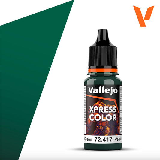 Pintura Acrílica - Vallejo Xpress Color 72.417 (Snake Green) - Verde Serpiente 18ml