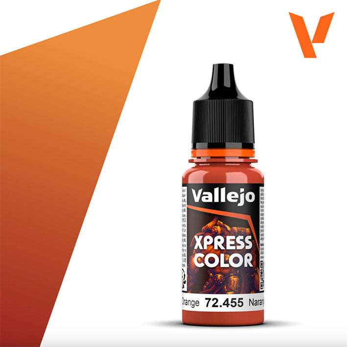 Pintura Acrílica - Vallejo Xpress Color 72.455 (Chamaleon Orange) - Naranja Camaleón 18ml