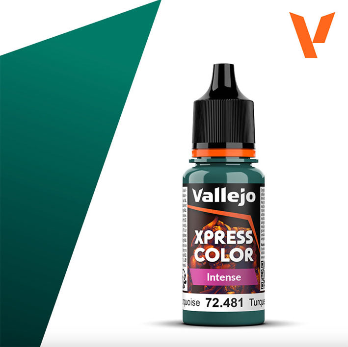 Pintura Acrílica - Vallejo Xpress Color 72.481 (Heretic Turquoise) - Turquesa Herético 18ml